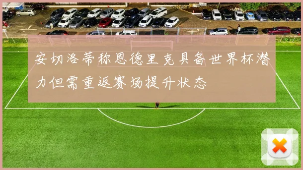 安切洛蒂称恩德里克具备世界杯潜力但需重返赛场提升状态