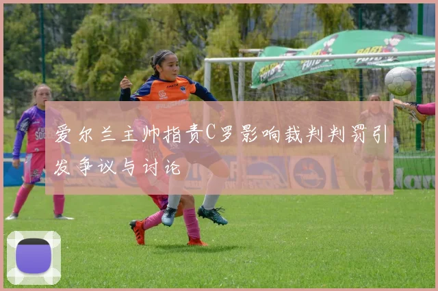 爱尔兰主帅指责C罗影响裁判判罚引发争议与讨论